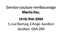 Service couture rembourage Mario inc.